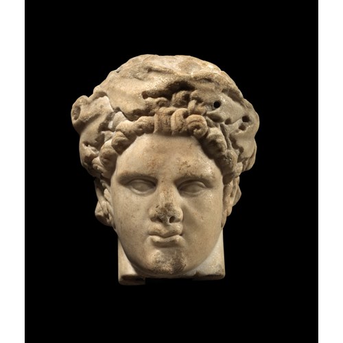 Roman head depicting the god Herakles